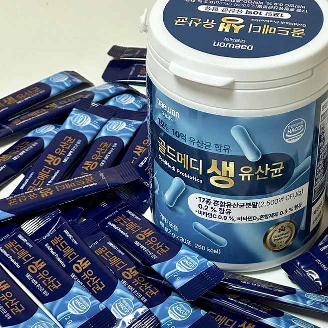 대원제약 골드메디 생유산균, 2g, 30개 - 쿠팡