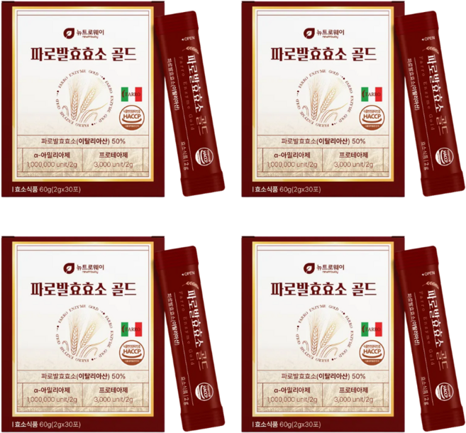 내 몸에 필요한 파로효소골드 30포, 4개