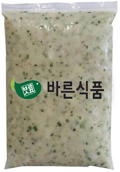 바른식품 해물부추 어묵반죽 2kg 실꼬리돔 연육 바다향가득 무색소 무방부제 프리미엄, 1개