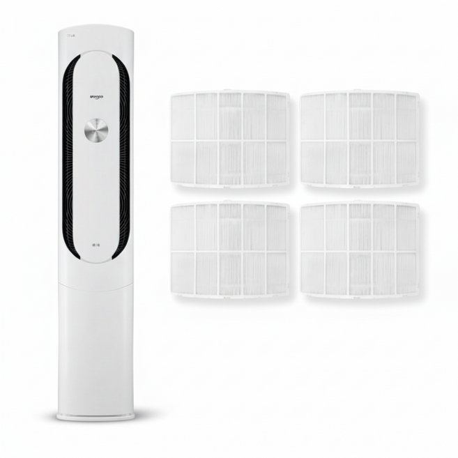 LG 엘지 에어컨 필터 호환 위너 칸 휘센 스텐드 케이스 포함 4EA, 1세트, 프리미엄형