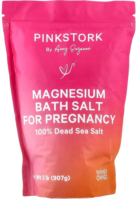 핑크 스토크 임산부용 마그네슘 입욕제 907g (2파운드) PNK-33144 - 쿠팡