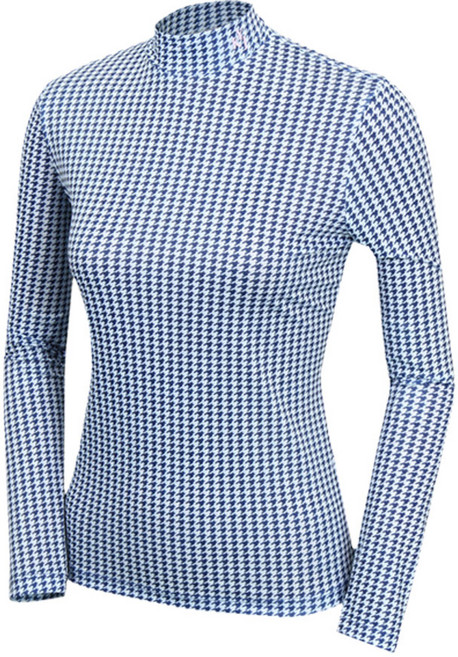 김영주골프 여름 여성 골프이너웨어 쿨 반폴라 긴팔 등산 티 아이스 기능성 티셔츠 반목 상의 9901