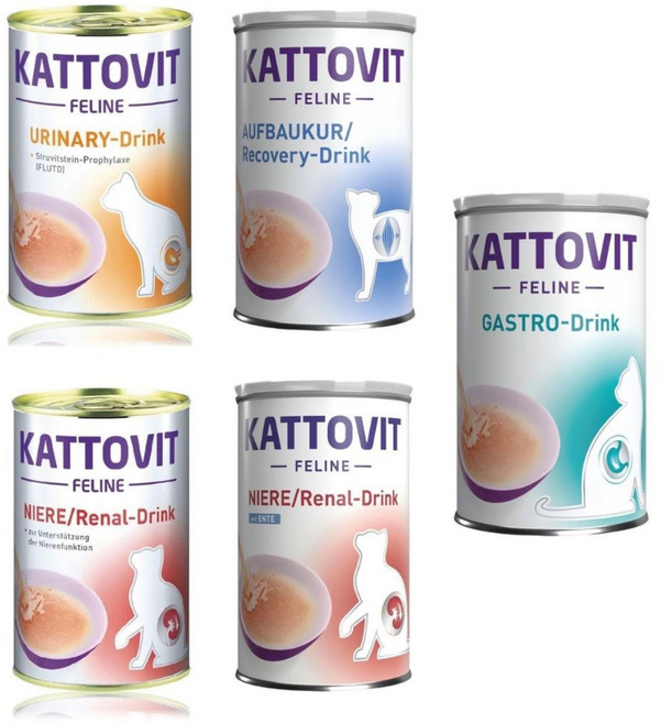 KATTOVIT 康特維 貓處方罐 營養肉汁保健貓罐, 135g, 6個, 腎臟-營養肉汁