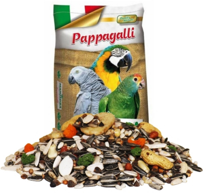 멸균 마니토바 혼합과일 중대형 앵무새먹이 2kg 소분용 (한스 목도리 카이큐 아마존 회색 코카투 뉴기니아, 1개