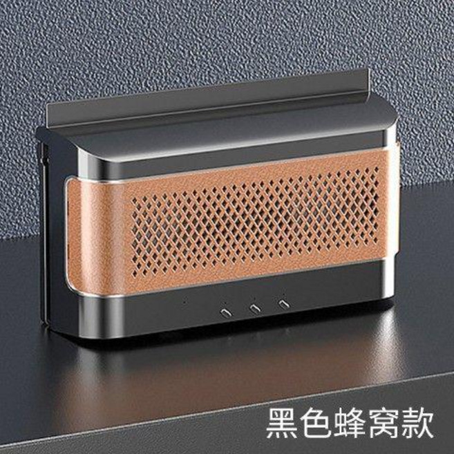 汽車車載太陽能風扇 車內通風換氣扇, 蜂窩款 太陽能換氣扇 黑