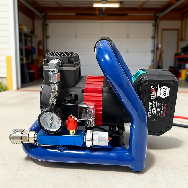 가정용 에어 컴프레셔 무선 콤프레샤 (마키타 21V 배터리 호환)