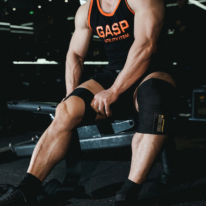 의사책 하이드 웨이트무릎보호대 무릎밴드 스쿼트 고중량, 1세트