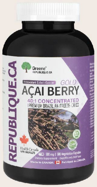 그린 리퍼블릭 아사이베리 골드 500캡, 500정, 1개