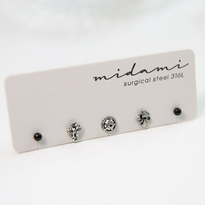 걸핀스 빈티지 엔틱 피어싱 5종 세트 SET05