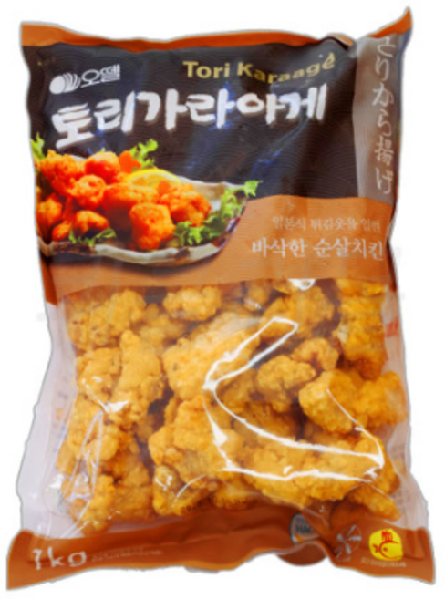 [퀴클리몰] 오뗄 토리가라아게 1kg, 1개