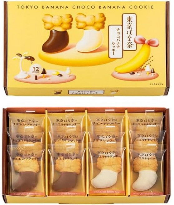 도쿄바나나 초콜릿 베이커리 쿠키 미츠케 12개입, 1개