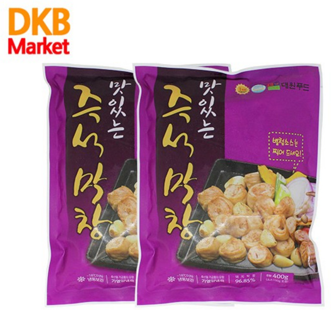 대원푸드 맛있는 돼지막창400g(소스 포함), 2개, 400g