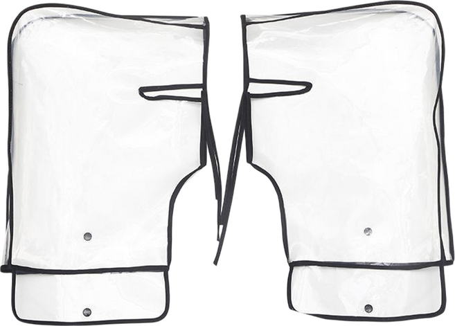 믿추 오토바이 방한 장갑 토시 가죽 방수 방풍 핸들커버, (단품) 방수비닐