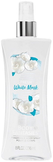 BODY FANTASIES 身體幻想 香氛身體噴霧 清新白麝香, 236ml, 1件