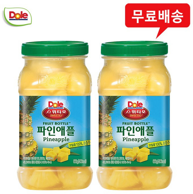 Dole 돌 후룻바틀 파인애플 666gx2개/무배, 2입, 666g