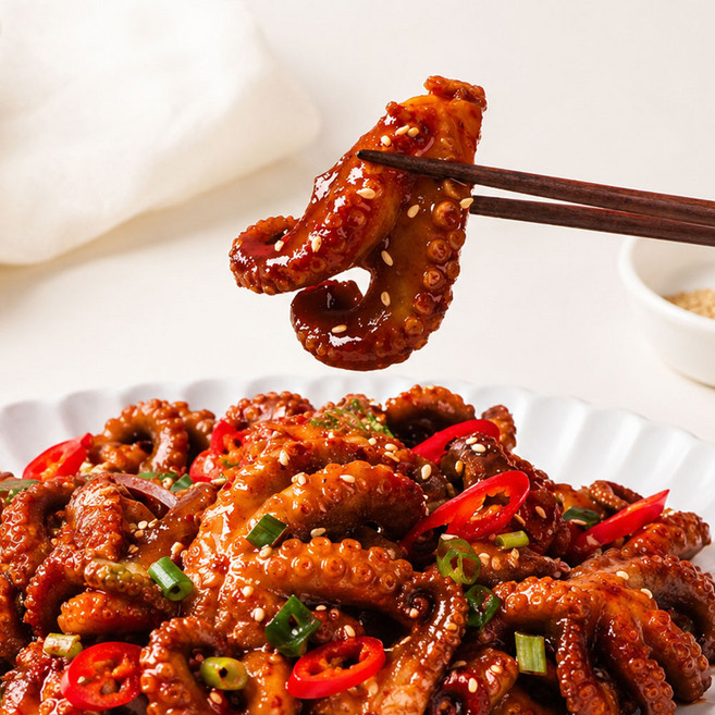 소담채가 불맛직화 쭈꾸미 볶음, 4개, 300g