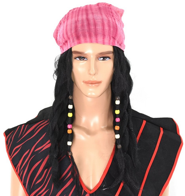 파티스 해적 가발 할로윈 파티 코스프레