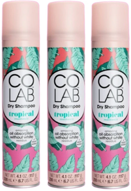 코랩 드라이 샴푸 트로피칼 200ml 3개, 1개 - 쿠팡