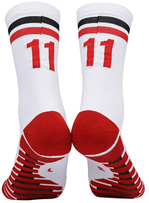 넘버 키즈 축구 양말 10 # 스타 7 미드 튜브 소년 사이클링 야외 수건 바닥 패션 남자 스포츠 짧은, 01 Kids(EU 30-36), 12 Real Home, 1개