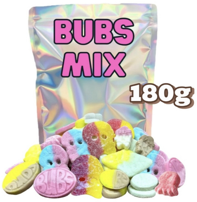 스웨덴 젤리 법스 BUBS MIX 스웨덴 캔디 한 봉지, 180g, 1개