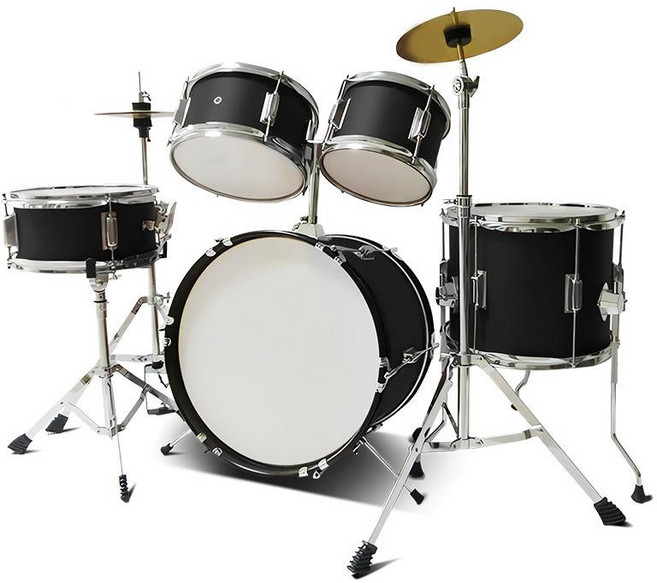 이스턴 코리아 미니 드럼 세트 어쿠스틱 5기통 2심벌 BD5 정품 추천, 블랙(BK), 1개