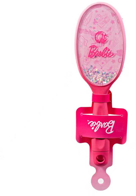 MINISO 미니소 바비 시리즈 반짝이 모래 에어백 마사지 빗 에어쿠션 헤어브러쉬, 1개, 핑크