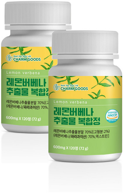 레몬버베나 히비스커스 추출분말 푸룬 청사과 블랙보리 녹차 여주 치커리 혼합유산균 함유, 2개
