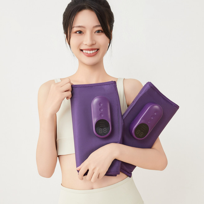 AERLANG 종아리 마사지기 / 무선 온열 공기압 강도조절 발 다리 안마기, left+right