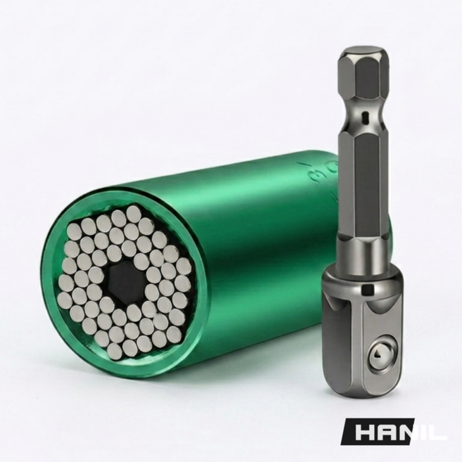 톤 게이터그립(만능소켓) 6~19mm TON619 다용도라쳇렌치 멀티복스, 1개