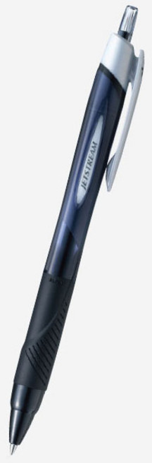 유니 제트스트림 볼펜 0.38mm, 블랙, 3개