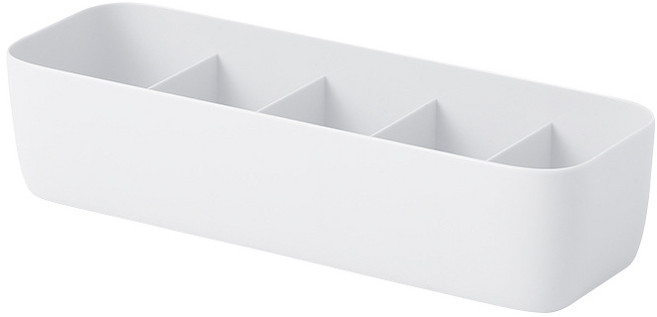 구디푸디 다용도 칸막이 속옷 양말 서랍 정리함, 5칸, 화이트