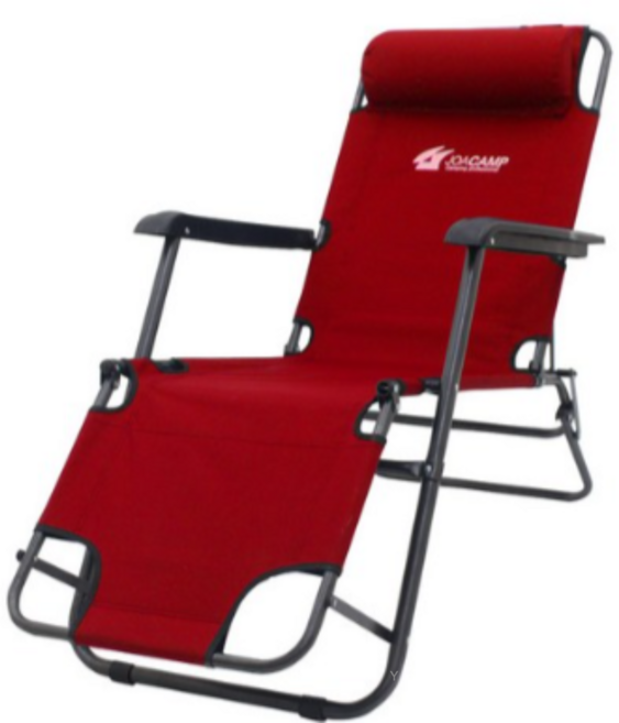 조아캠프 폴딩체어 대 캠핑의자, 레드[CC071], 10개