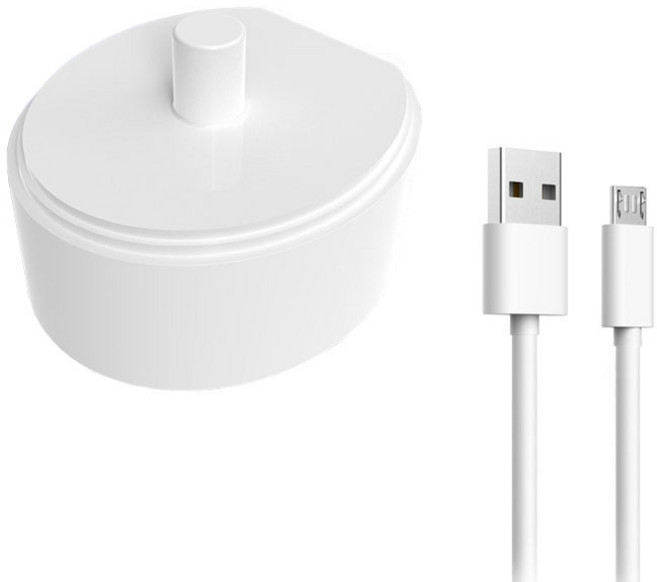 호환 필립스 소닉케어 칫솔용 USB 도크 충전기 HX6100 5V HX6235 HX6240 HX6722, [01] WHITE, 01 WHITE