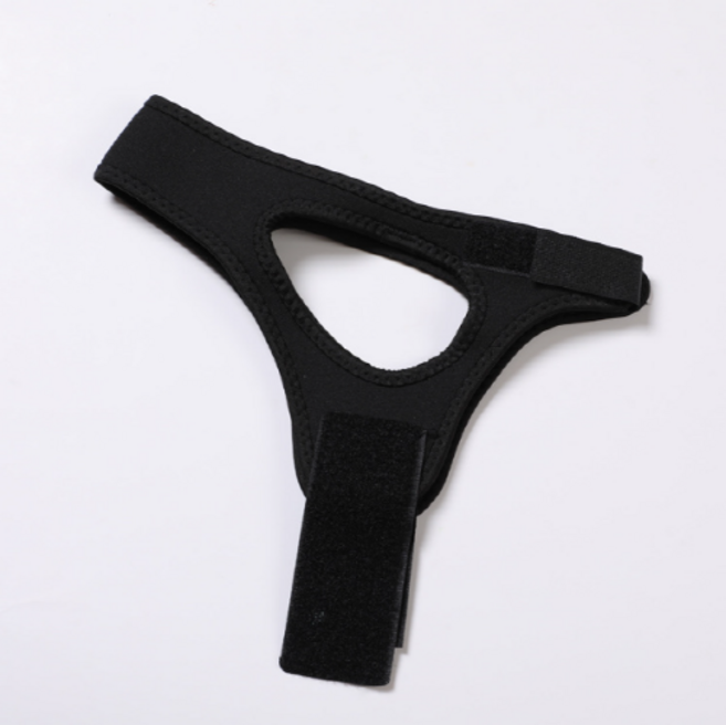 망고냥 이중턱 턱살 처진볼살 브이라인 리프팅 밴드, 블랙, 1개, 블랙