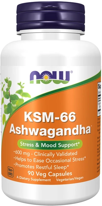 나우푸드 KSM-66 아슈와간다 베지 캡슐, 1개, 90정 - 쿠팡