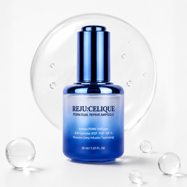 리쥬셀릭 PDRN 듀얼 리페어 앰플 PDRN 고보습 피부장벽 탄력 케어, 1개, 30ml