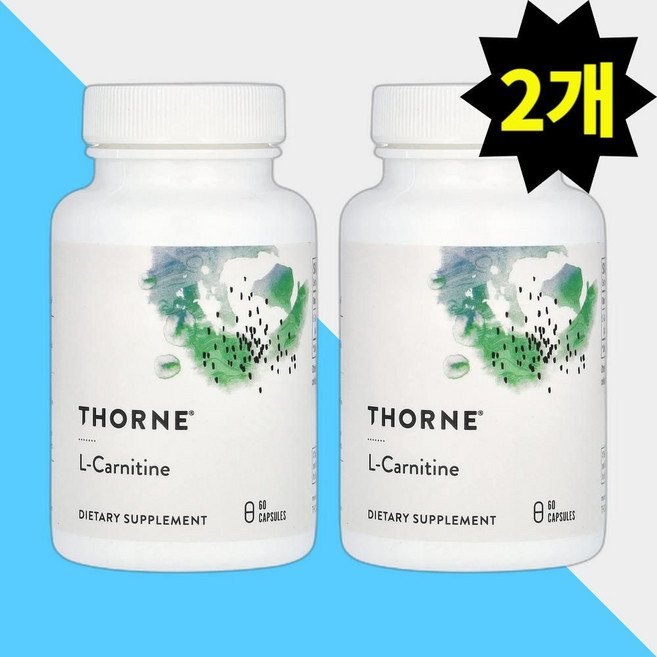 쏜리서치 L 카르니틴 엘카르니틴 330mg 60캡슐 아미노산 2개, 60정