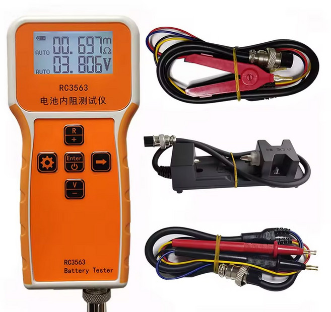 RC3563 배터리 전압 내부 저항 테스터 고정밀 삼중 수소 리튬 철 인산염 18650 배터리 테스터 저항계, [01] Type D, 1개