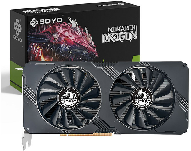 RX5700XT 8GB 게임용 그래픽 카드 GDDR6 메모리 256Bit RX6600XT 데스크탑 컴퓨터 비디오 카드 SOYO AMD Radeon RX6600M