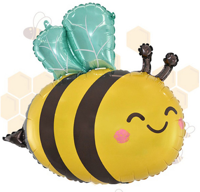 3pcs 꿀벌풍선 사슴풍선 공룡풍선 유니콘풍선 사자풍선, 1세트, 꿀벌