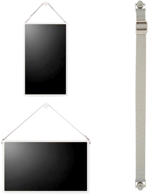 LG 스탠바이미2 정품 스트랩 벽걸이 액세서리 액자, 1개, 회색