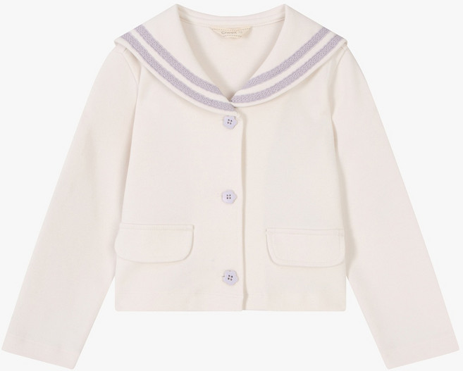 [치크] 세일러 분또 크롭자켓 CKJA2422G