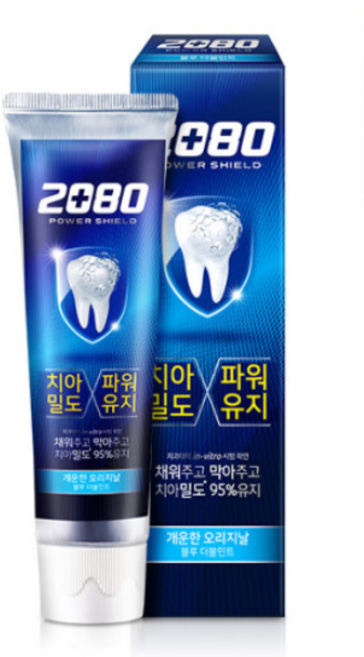 2080 파워 쉴드 치약 블루 더블민트, 120g, 3개