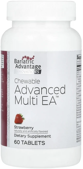 정말좋습니다 Bariatric Advantage 츄어블 어드밴스드 멀티 EA 딸기 60정 빠르게배송해드릴게요, 1개 - 쿠팡