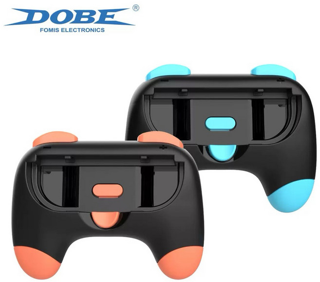 DOBE NS SWITCH JOY CON 手把握把 升級版 OLED通用, 1個, 二個按鍵藍紅(SWITCH2)