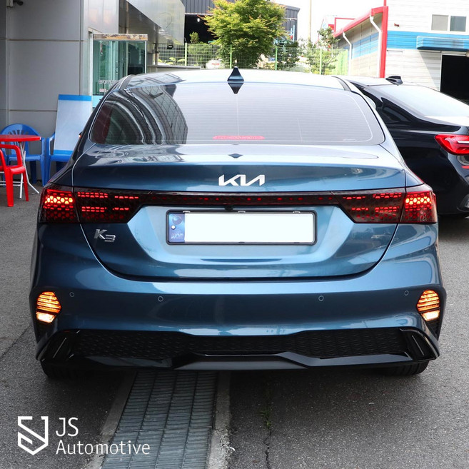 [비브랜드] 피그파인더 육각 타공 리어 포인트 백램프 후미등 차량 DIY 셀프 튜닝 스크래치방지 커버 몰딩용품 2021 더뉴K3 호환, 1개, 리어램프(9P)