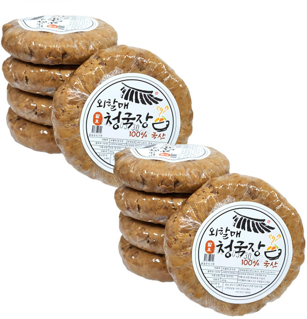발효식품전문 [길전통식품] 외할매 청국장, 200g, 10개