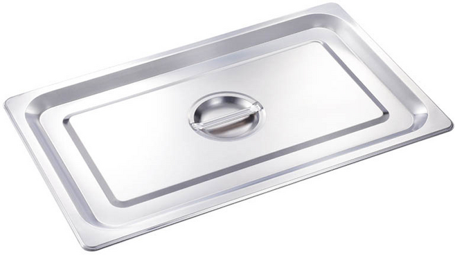 업소용 스텐 밧드 식당 재료보관 급식 스테인리스 반찬통 보관용기, 스텐밧드 1/1 (530mm * 325mm), 1/1 뚜껑 (본체 미포함), 1개