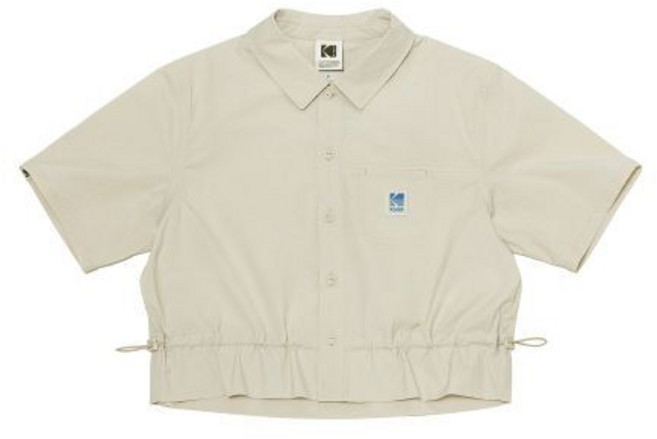 [백화점판] 코닥 인싸템 브랜드관 (정상가 : 149 000원) 브리즈 반팔 셔츠 우먼 IVORY 티셔츠