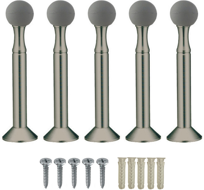 무드체인지 완충 방문도어스토퍼, 그레이, 5개